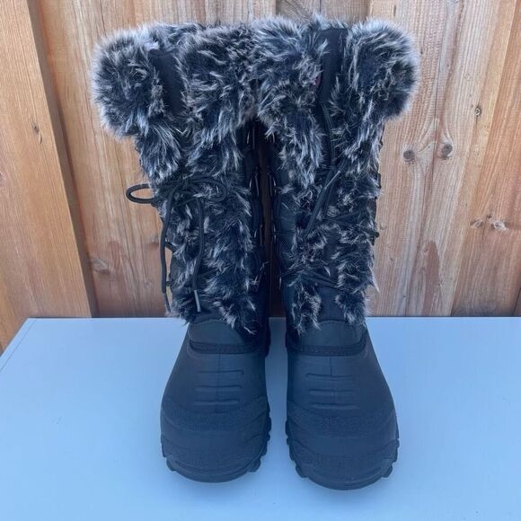 Arctic Tracks Women's Black Winter Boots - Picture 3 of 3